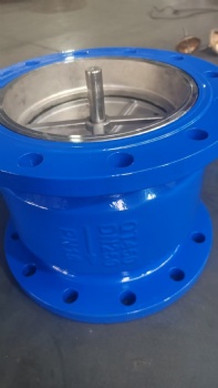 Silencing check valve