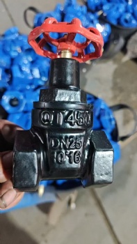 Threaded gate valve