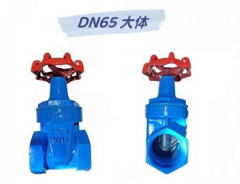 Threaded gate valve